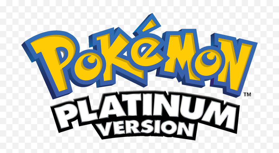Pokemon Platinum Version Logo - Pokemon Platinum Logo Png,Pokemon Platinum Logo