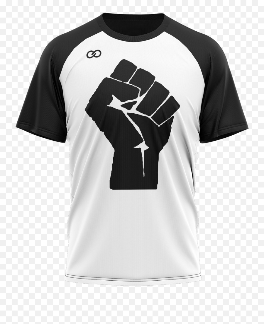 Black Fist - Whiteblack Tee Live Black Matter Hand Png,Black Fist Png