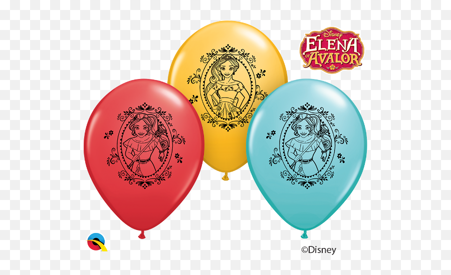 Disney Elena Of Avalor Latex Balloons - Elena Of Avalor Latex Balloon Png,Elena Of Avalor Png