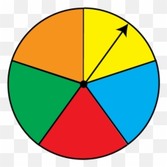 Library Of Game Spinner Clip Art Transparent Png - Spinner With 5 Sections,Spinner Png