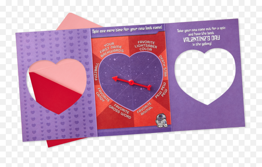 Star Wars Name Generator Valentineu0027s Day Card With - Heart Heart Png,Star Wars Logo Generator