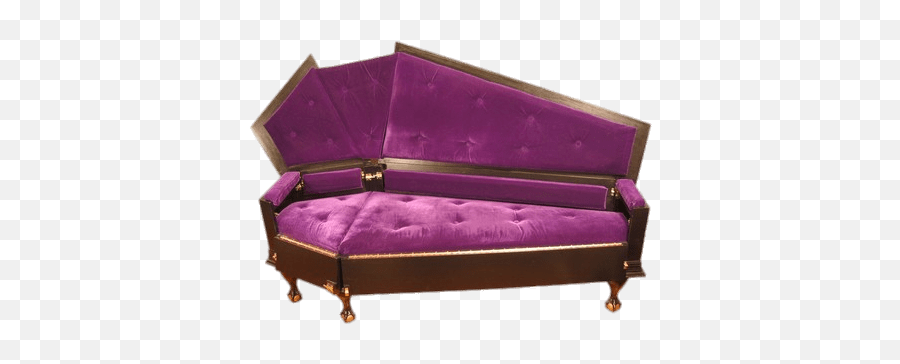 Velvet Coffin Couch Transparent Png - Stickpng Coffin Couch,Casket Png