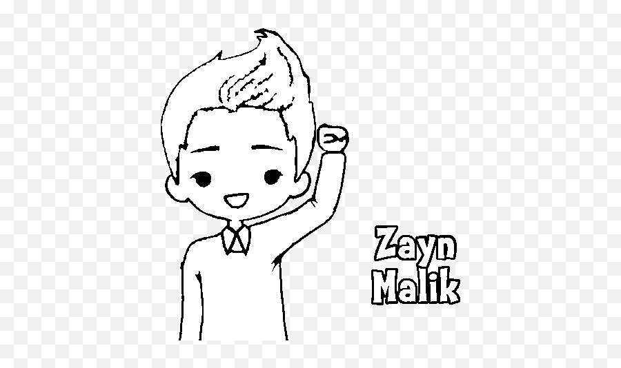 Zayn Malik Coloring Page - Coloringcrewcom Zayn Malik Coloring Pages Png,Zayn Malik Png