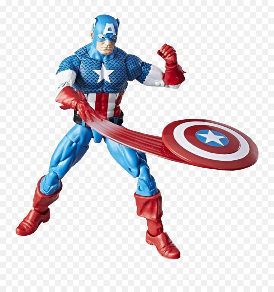 Super Heroes Vintage - Captain America Marvel Legends 6 Marvel Legends Vintage Wave 1 Png,Captain America Comic Png