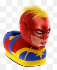 Captain Marvel - Happy Feet Slippers Avengers png
