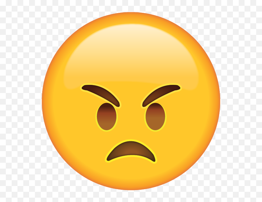 Angry Emoji - Angry Face Emoji Png,Sad Face Emoji Transparent