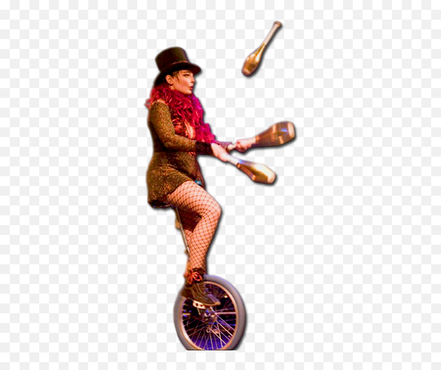Unicycle Transparent Png Image - Girl Juggling On Unicycle,Unicycle Png