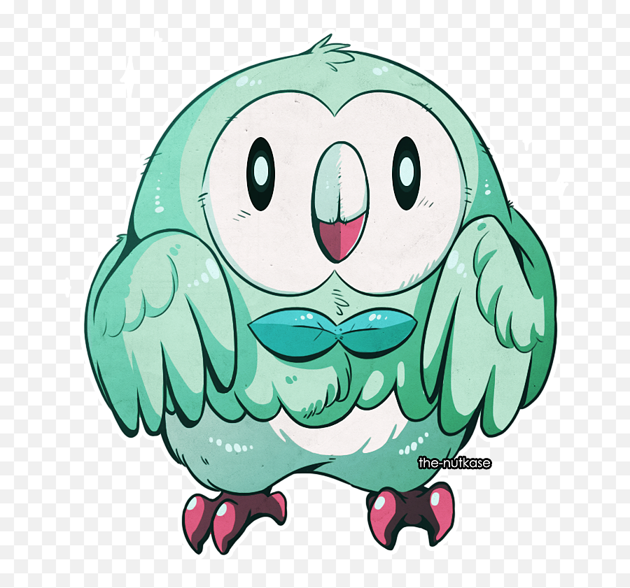 Pokemon Shiny Rowlet Fanart - Shiny Pokemon Fan Art Png,Rowlet Png