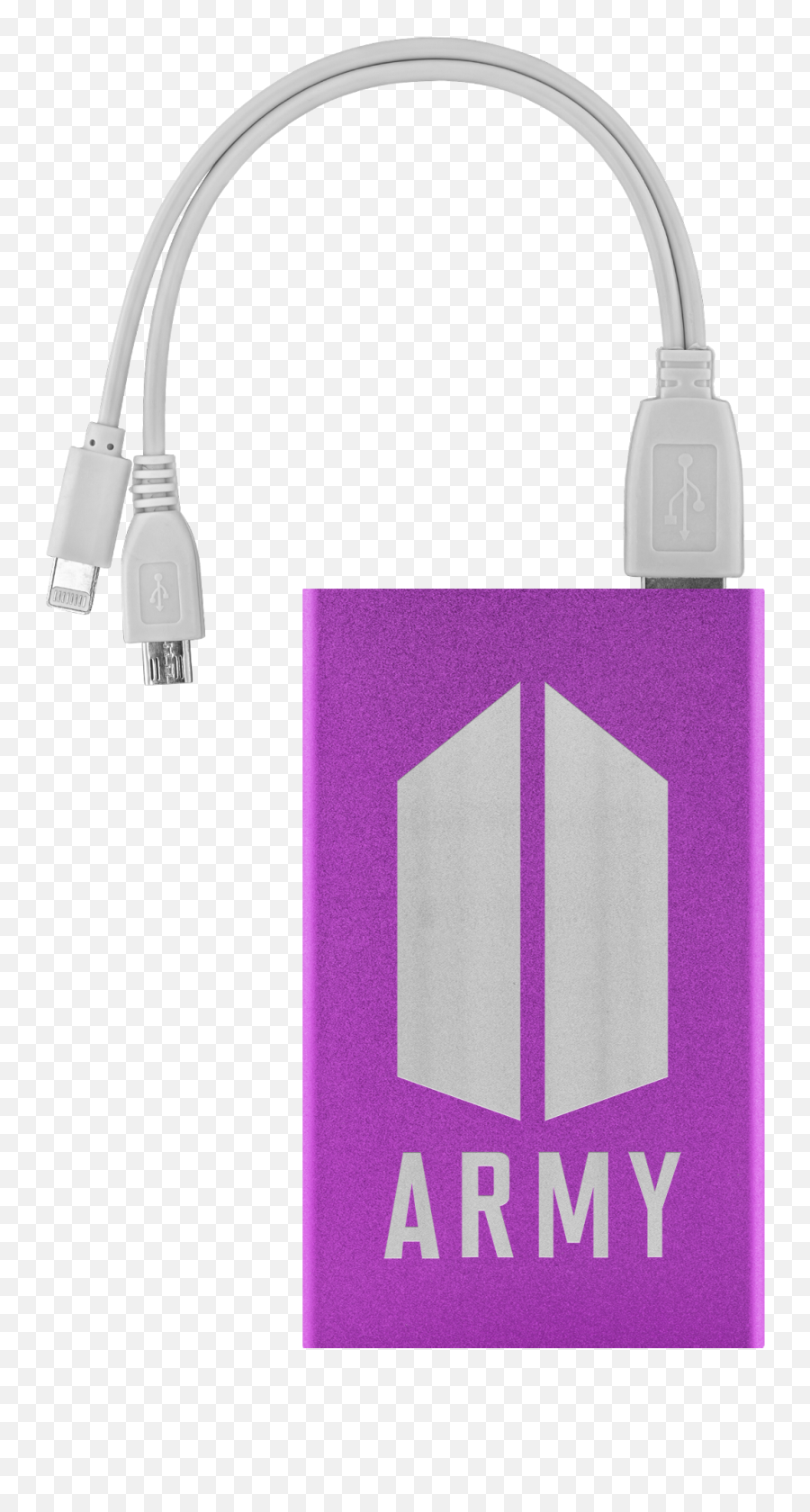 Bts Army Logo Power Bank - Bts Army Logo Red Png,Bts Love Yourself Logo