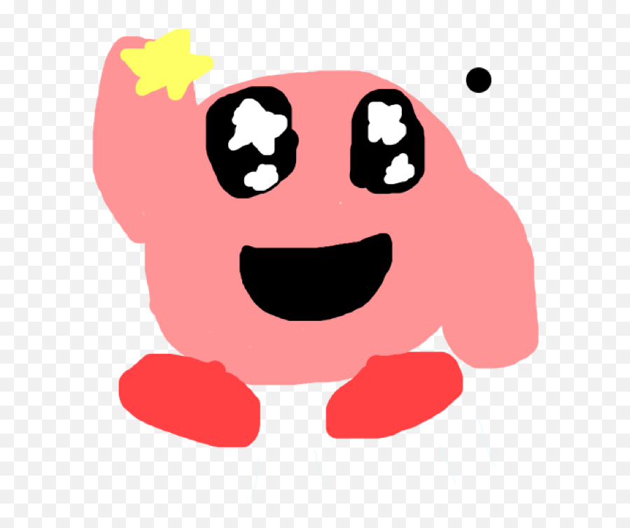 Kirby Star Jump Layer - Clip Art Png,Kirby Face Png