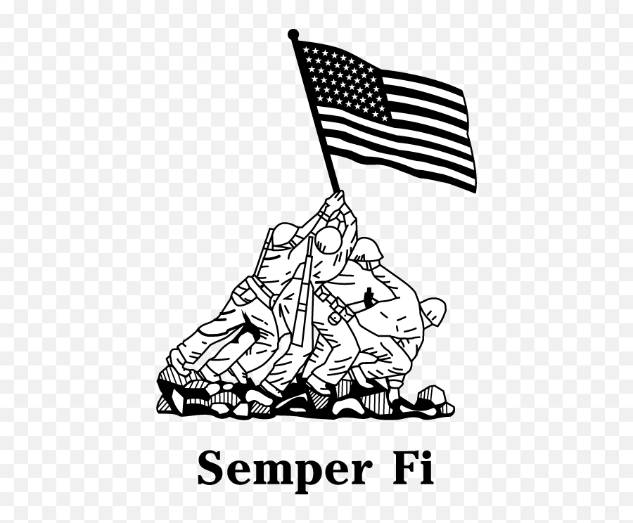United States Marine Corps - Drawing Of United States Marine Corps Logo Png,Semper Fi Logo