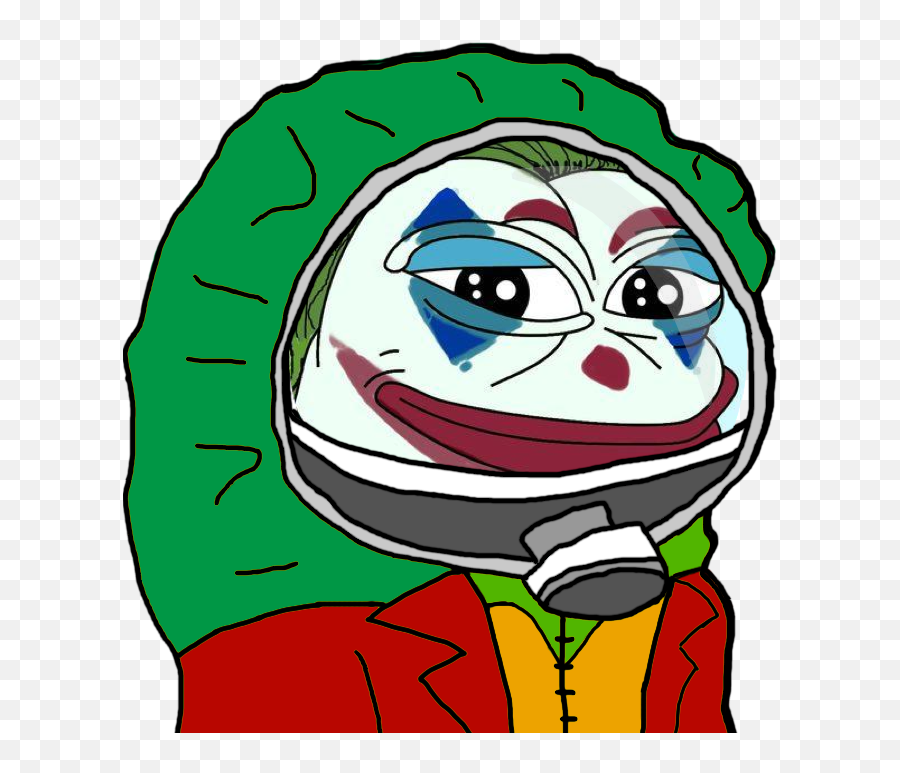 Hazmat Suit Joker Pepe - Joker Pepe The Frog Png,Pepe Face Png