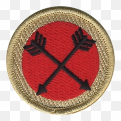 Crossed Arrows Scout Patrol Patch - Solid png