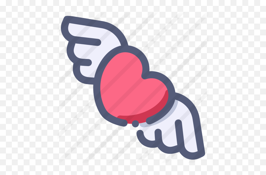 Heart Wings - Lovely Png,Heart With Wings Icon