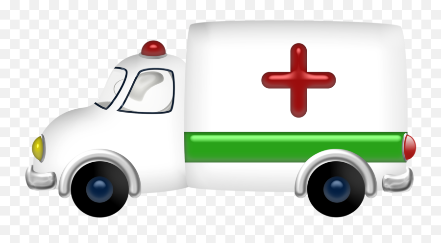 Cartoon Illustration Ambulance - Png,Ambulance Transparent