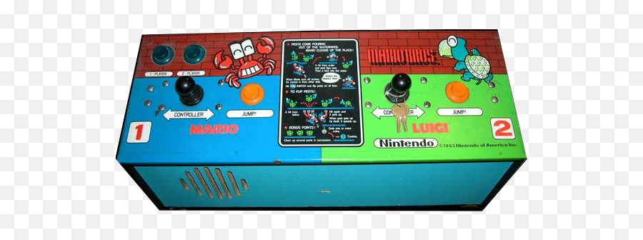 Progetto - Snaps Control Panel Nintendo Control Panel Mario Bros Arcade Cabinet Png,Mame Icon Png