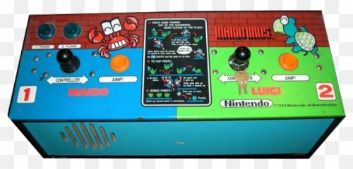 Progetto - SNAPS Control Panel Nintendo Mario Bros Arcade Cabinet png