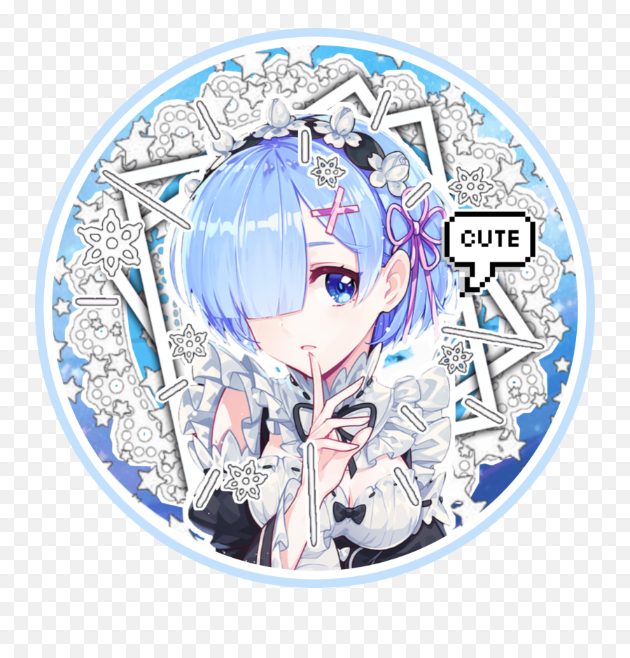 Images Of Cute Aesthetic Anime Icons - Icon Anime Blue Aesthetic Png,Cute  Anime Girl Icon Tumblr - free transparent png images 