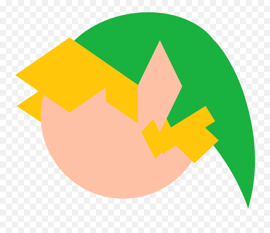 Link Zelda Icon Logo Green Head Sticker - Language Png,Toon Link Icon