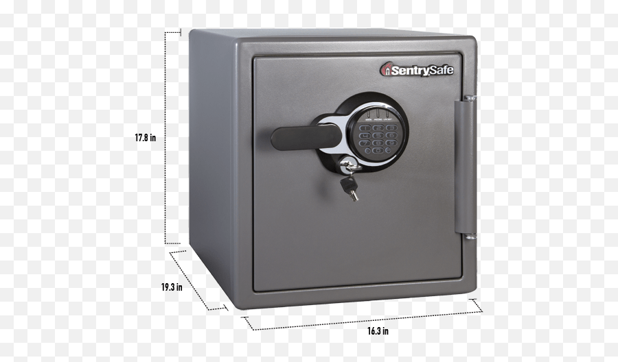 Digital Firewater Safe Sfw123gdc Sentrysafe - Safe Dimensions Png,Simple Fire Icon