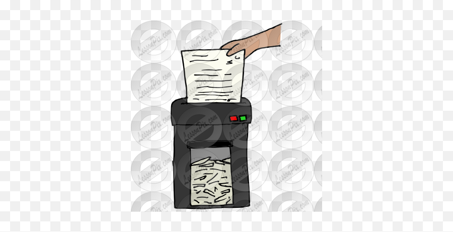 Shredder Picture For Classroom Therapy Use - Great Document Png,Shredder Icon