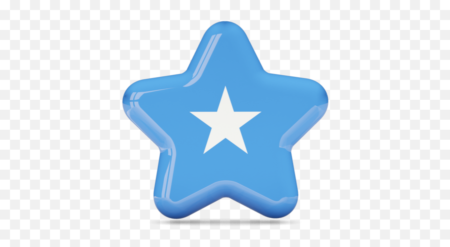 Star Icon Illustration Of Flag Somalia - Pakistan Flag Star Png,Blue Star Icon