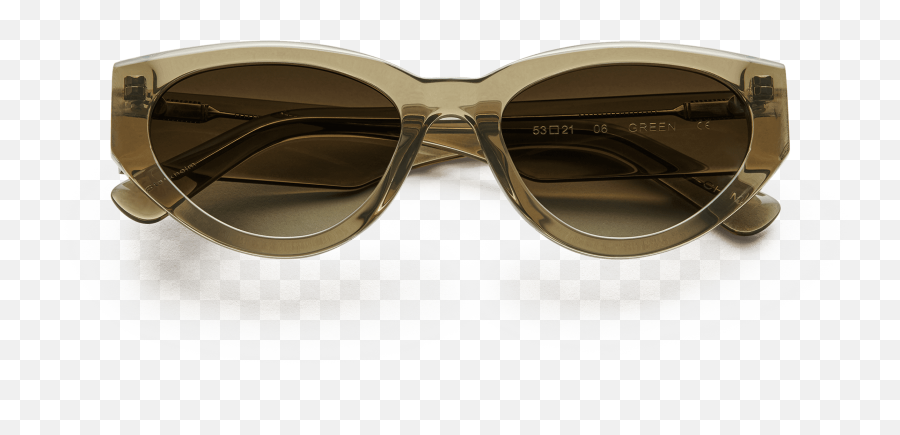 Chimi 06 Vintage Cat - Eye Eyeglasses Olive Chimi Png,Cat Pupil Icon