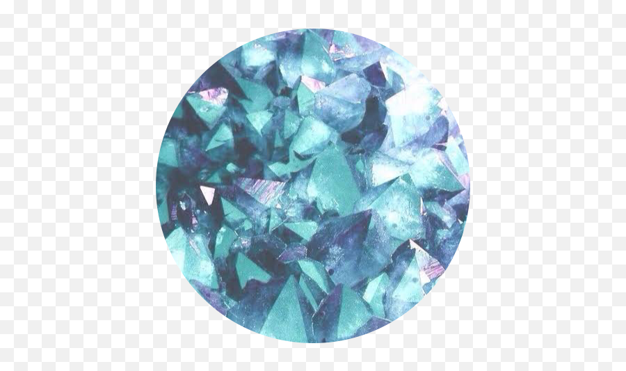 Crystal Aesthetic Circle 290591927019211 By Dexhornet - Gemstone Wallpaper Iphone Png,Green Crystal Icon