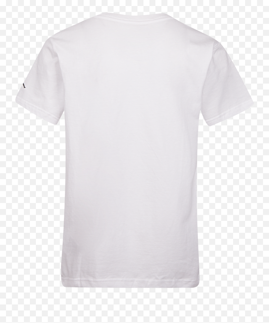 Jordan Jumpman Short Sleeve T - Shirt White Tshirt Blank Back Black Background Png,Moletom Hurley Icon