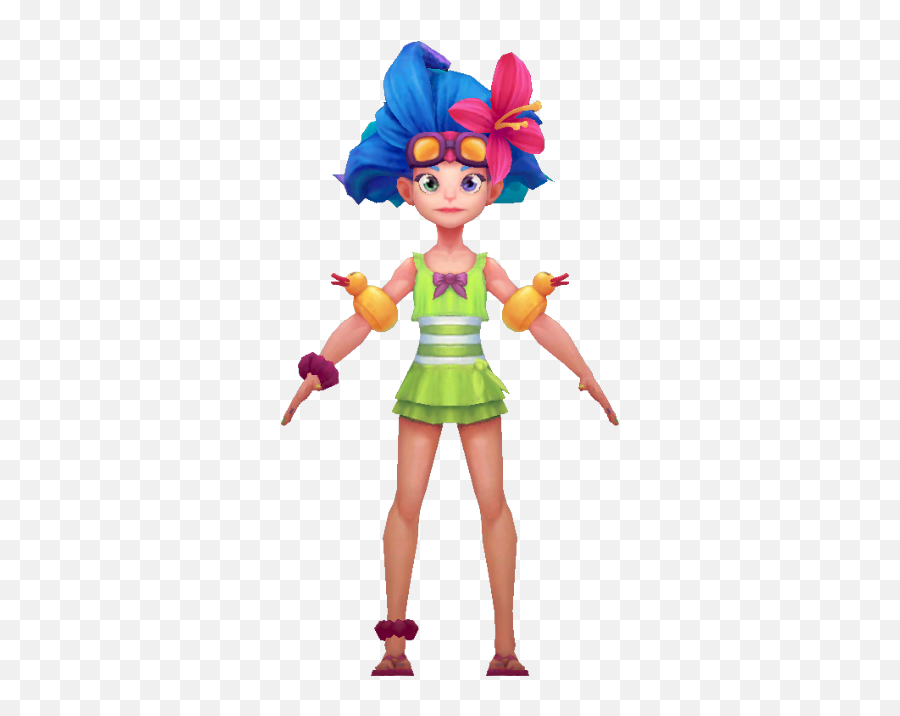 Pc Computer - League Of Legends Zoe Pool Party The Cartoon Png,Pool Party Png