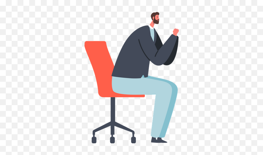 Sitting - Chair Png,Chair Icon Vector