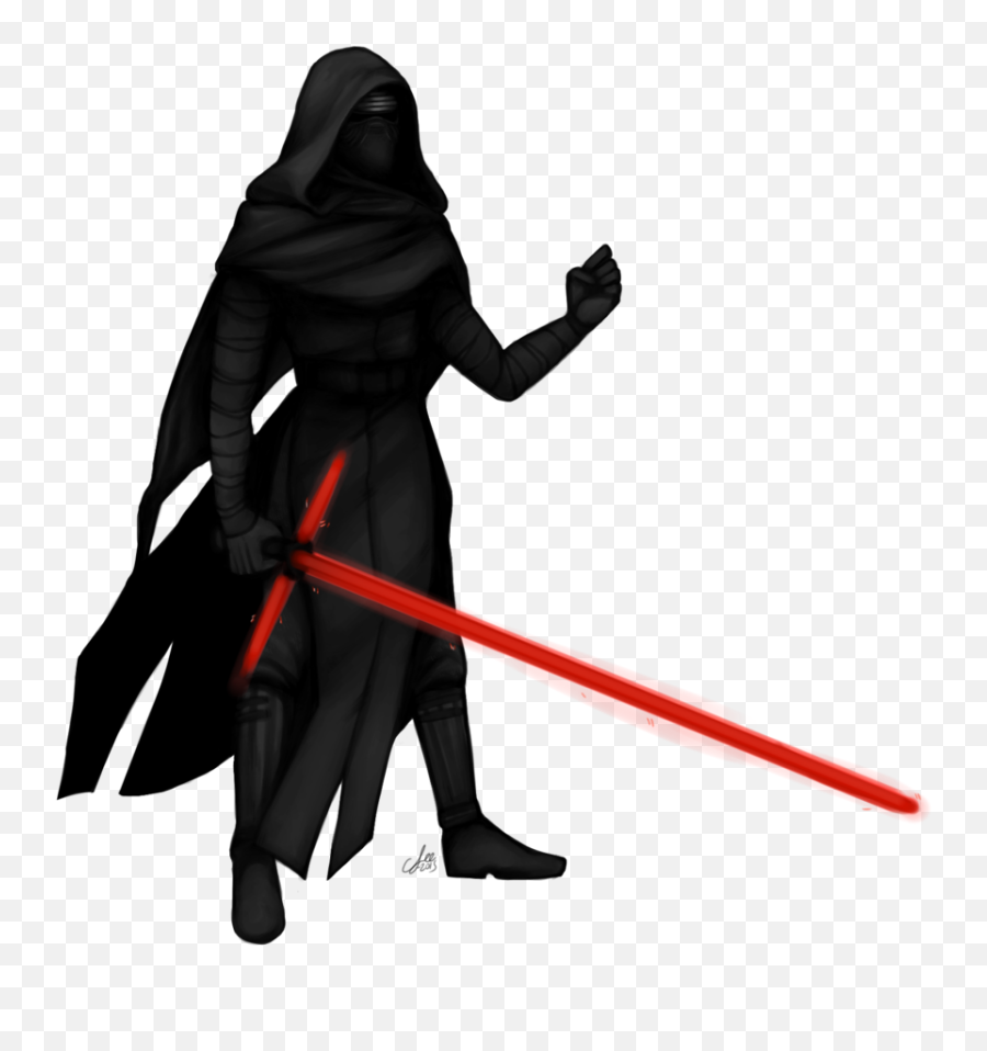 Kylo Ren Rey Character Clip Art - Kylo Ren Clipart Png,Kylo Ren Png