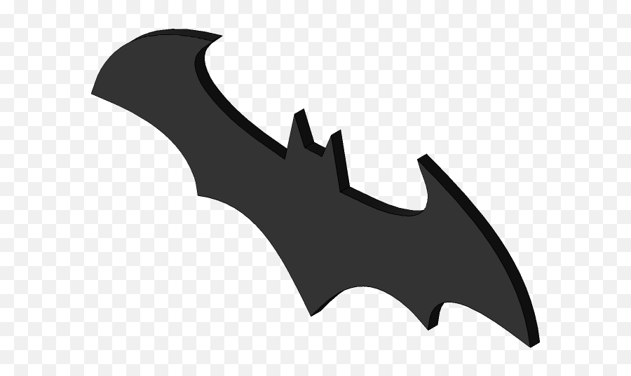 Batman Batarang 3d Cad Model Library Grabcad Png Icon Twitter