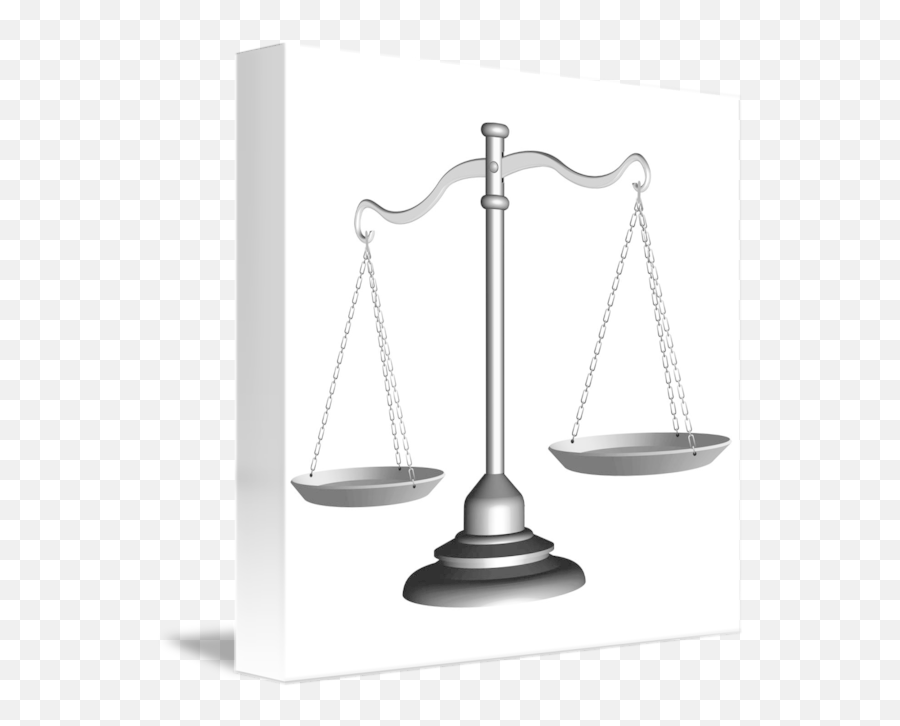 Silver Scale Of Justice By Laschon Robert Paul - Silver Scale Of Justice Png,Scales Of Justice Png