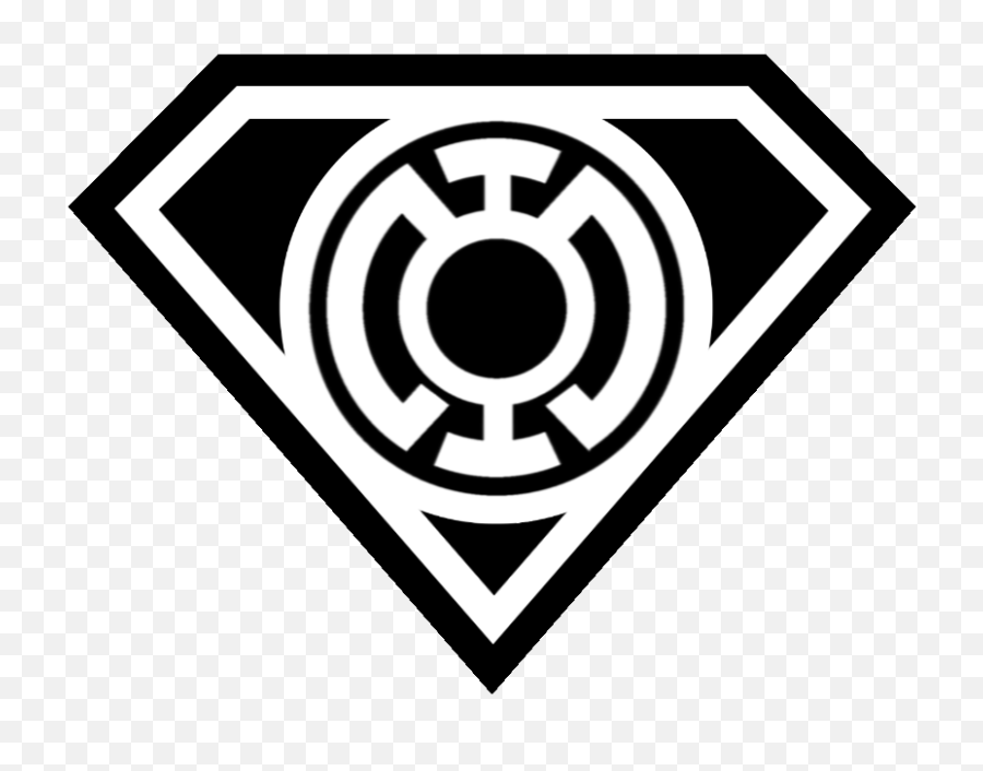 black lantern superman symbol