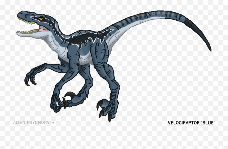 Jurassic Park Blue Clipart - Draw T Rex Jurassic World Png,Velociraptor Png
