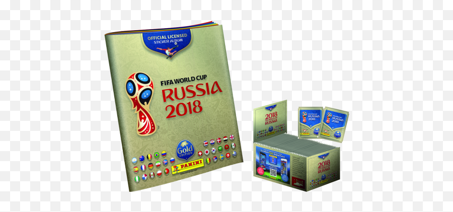 Download Fifa World Cup Russia 2018 Sticker Collection - Album Panini Gold 2018 Png,Panini Png