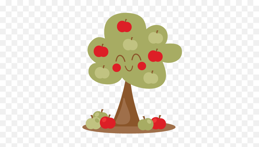Sketch Svg Fruit Tree Picture - Cute Apple Tree Clipart Png,Fruit Tree Png