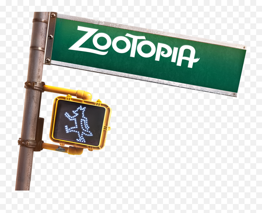 Zootopia Traffic Sign Transparent Png - Zootopia Sign Png,Zootopia Png