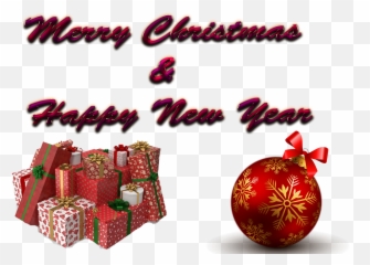 Christmas And New Year Png Free Background - Ornament