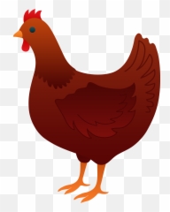 Chicken Clipart Hen Transparent Free For - Red Hen Clip Art png