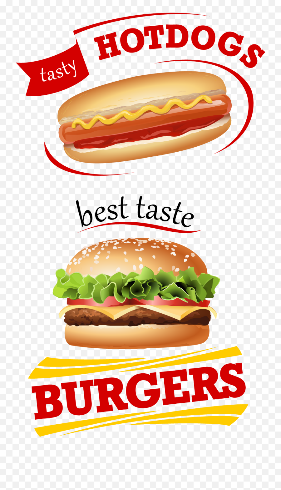 Download Junk Hamburger Food Cheeseburger Fries French - Hot Dogs Burgers Png,Cheeseburger Png