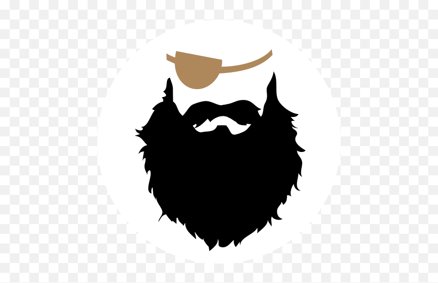 Download Black Beard Logo Png Image - Illustration,Beard Logo
