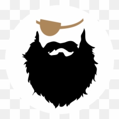 Download Black Beard Logo Png Image - Illustration,Beard Logo