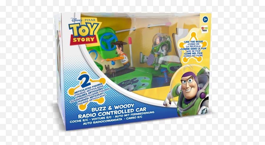Toy Story Rc Car Buzz Woody - Toy Story Rc Remote Control Car Png,Woody And Buzz Png