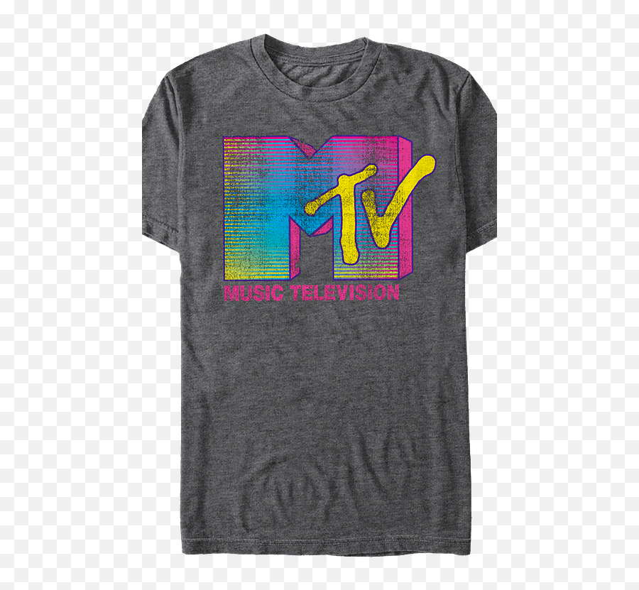 Neon Mtv T - Shirt Png,Mtv Logo Png