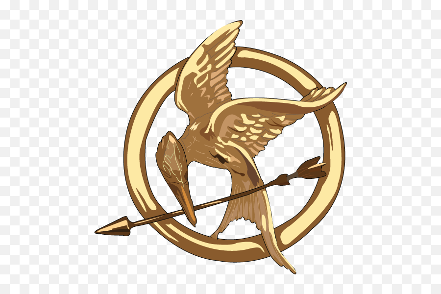Hunger Games Mockingjay Pin Clipart - Hunger Games Mockingjay Pin Png,Hunger Games Png