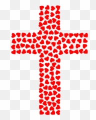 Download Free Png Hearts Cross - DLPNGcom Jesus Clipart