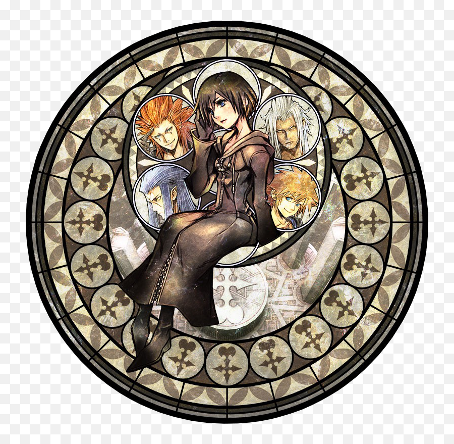 Index Of Kingdom Hearts Xartworkkey Art Png Stained Glass