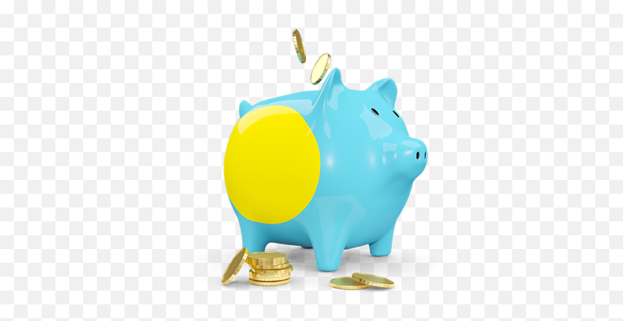 Piggy Bank Illustration Of Flag Palau - Lebanon Piggy Bank Png,Piggy Bank Transparent Background